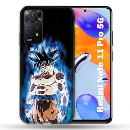 Coque Pour Xiaomi Redmi Note 11 Pro / 11 Pro 5G Manga Dragon Ball Sangoku Noir