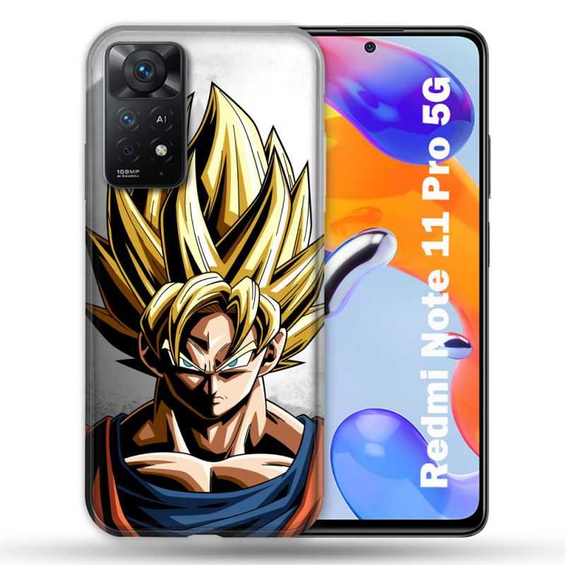 Coque Pour Xiaomi Redmi Note 11 Pro / 11 Pro 5G Manga Dragon Ball Sangoku Portrait