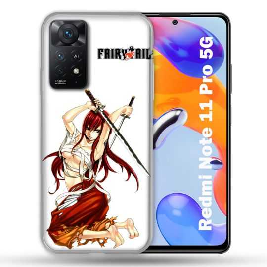 Coque Pour Xiaomi Redmi Note 11 Pro / 11 Pro 5G Manga Fairy Tail Erza