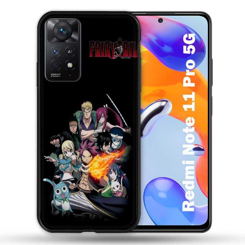 Coque Pour Xiaomi Redmi Note 11 Pro / 11 Pro 5G Manga Fairy Tail Logo Team