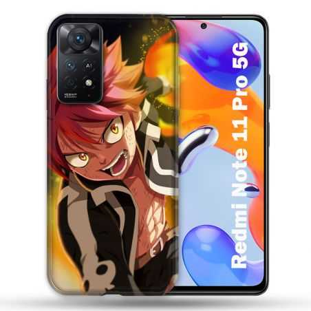 Coque Pour Xiaomi Redmi Note 11 Pro / 11 Pro 5G Manga Fairy Tail Natsu
