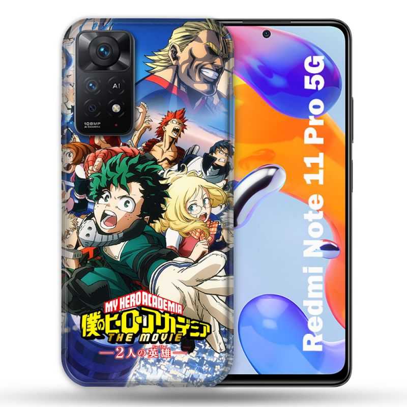 Coque Pour Xiaomi Redmi Note 11 Pro / 11 Pro 5G Manga My Hero Academia Affiche