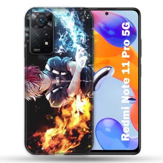 Coque Pour Xiaomi Redmi Note 11 Pro / 11 Pro 5G Manga My Hero Academia Shoto