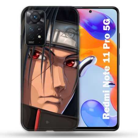 Coque Pour Xiaomi Redmi Note 11 Pro / 11 Pro 5G Manga Naruto Itachi Visage