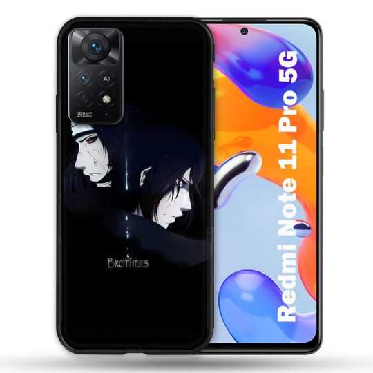 Coque Pour Xiaomi Redmi Note 11 Pro / 11 Pro 5G Manga Naruto Sasuke Itachi