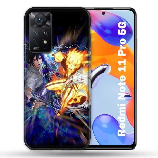 Coque Pour Xiaomi Redmi Note 11 Pro / 11 Pro 5G Manga Naruto VS