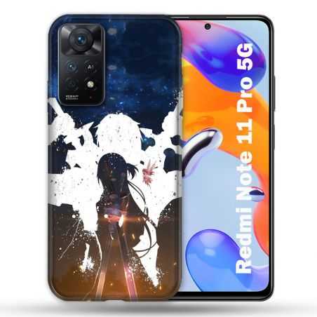Coque Pour Xiaomi Redmi Note 11 Pro / 11 Pro 5G Manga SAO sword Art Online Asuna