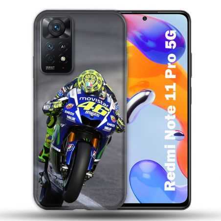 Coque Pour Xiaomi Redmi Note 11 Pro / 11 Pro 5G Moto Course GP Wheeling 46