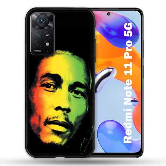 Coque Pour Xiaomi Redmi Note 11 Pro / 11 Pro 5G Musique Bob Marley 2