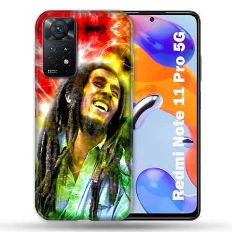 Coque Pour Xiaomi Redmi Note 11 Pro / 11 Pro 5G Musique Bob Marley Color