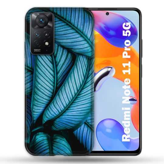 Coque Pour Xiaomi Redmi Note 11 Pro / 11 Pro 5G Nature Feuille Palmier