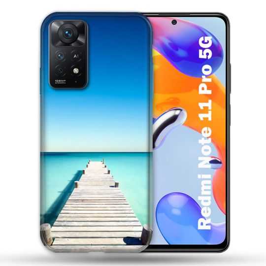 Coque Pour Xiaomi Redmi Note 11 Pro / 11 Pro 5G Nature Pont Mer