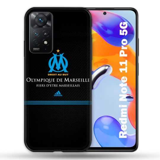 Coque Pour Xiaomi Redmi Note 11 Pro / 11 Pro 5G Olympique Marseille OM Fier etre Marseillais