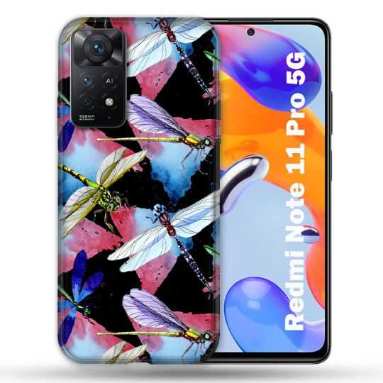 Coque Pour Xiaomi Redmi Note 11 Pro / 11 Pro 5G Animal Libellule
