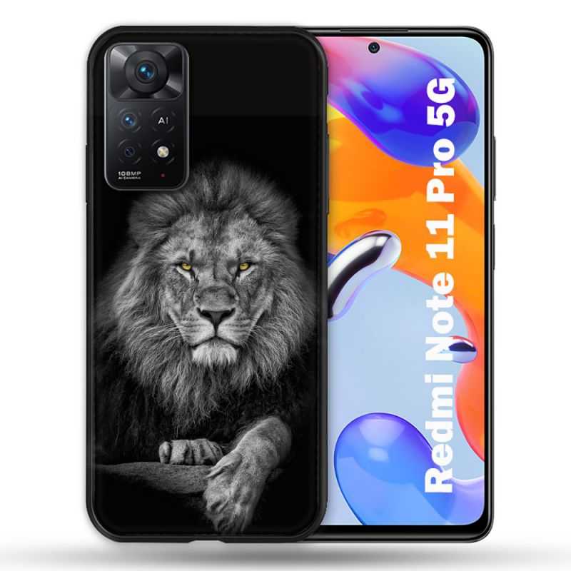 Coque Pour Xiaomi Redmi Note 11 Pro / 11 Pro 5G Animal Lion Majestueux