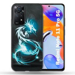 Coque Pour Xiaomi Redmi Note 11 Pro / 11 Pro 5G Fantastique Dragon Bleu