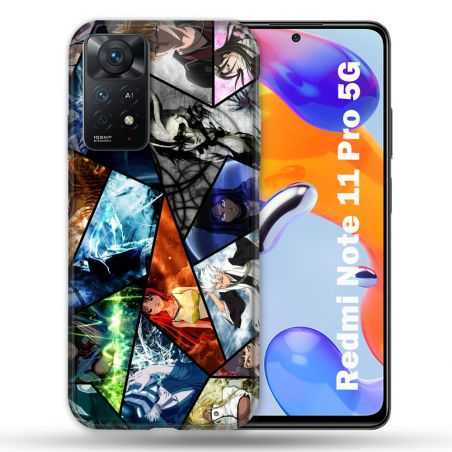 Coque Pour Xiaomi Redmi Note 11 Pro / 11 Pro 5G Manga Bleach Pele Mele