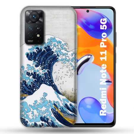 Coque Pour Xiaomi Redmi Note 11 Pro / 11 Pro 5G Peinture La Grande Vague