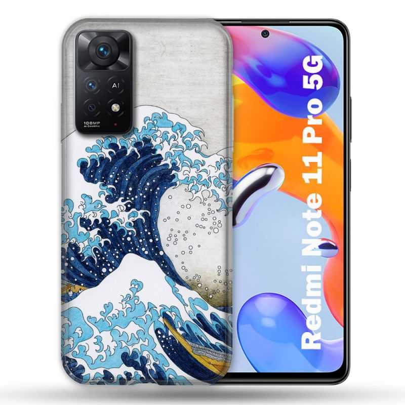 Coque Pour Xiaomi Redmi Note 11 Pro / 11 Pro 5G Peinture La Grande Vague