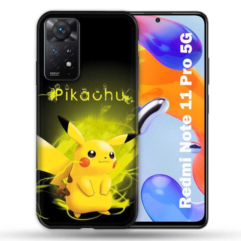 Coque Pour Xiaomi Redmi Note 11 Pro / 11 Pro 5G Pokemon Pikachu Eclair