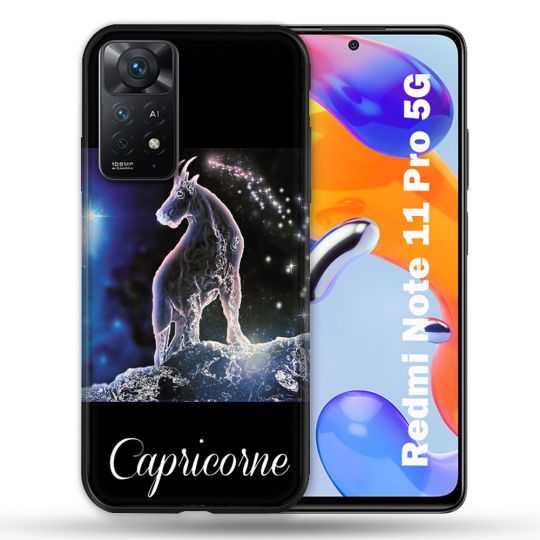Coque Pour Xiaomi Redmi Note 11 Pro / 11 Pro 5G Signe Zodiaque 2 Capricorne