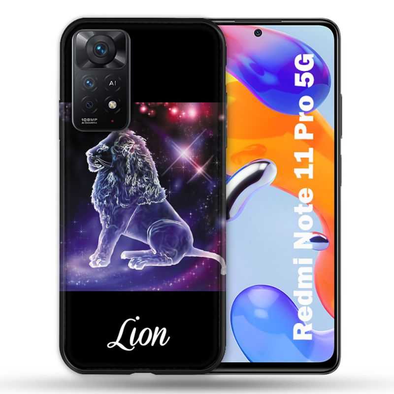 Coque Pour Xiaomi Redmi Note 11 Pro / 11 Pro 5G Signe Zodiaque 2 Lion