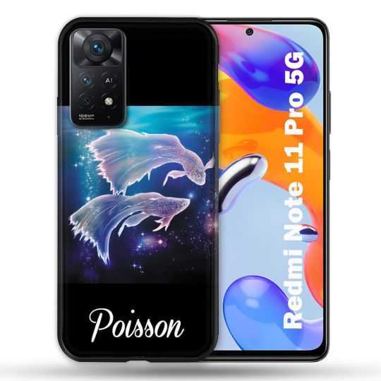 Coque Pour Xiaomi Redmi Note 11 Pro / 11 Pro 5G Signe Zodiaque 2 Poisson