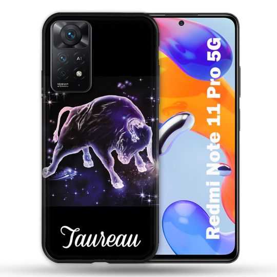 Coque Pour Xiaomi Redmi Note 11 Pro / 11 Pro 5G Signe Zodiaque 2 Taureau