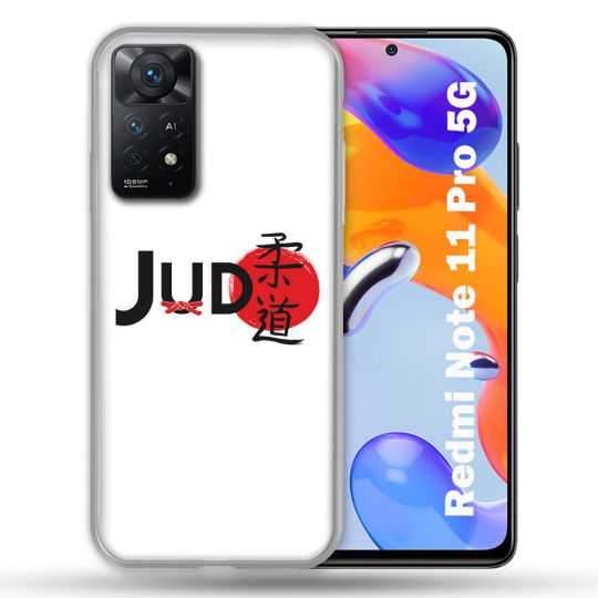 Coque Pour Xiaomi Redmi Note 11 Pro / 11 Pro 5G Sport Judo Logo