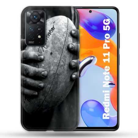 Coque Pour Xiaomi Redmi Note 11 Pro / 11 Pro 5G Sport Rugby Ballon Vintage