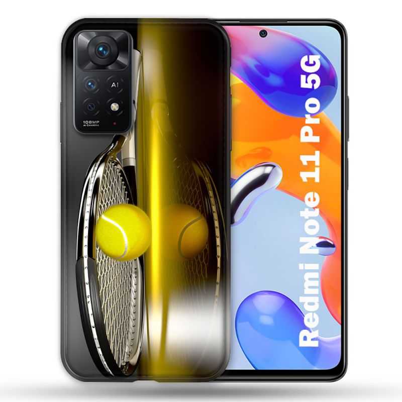 Coque Pour Xiaomi Redmi Note 11 Pro / 11 Pro 5G Sport Tennis Reflet