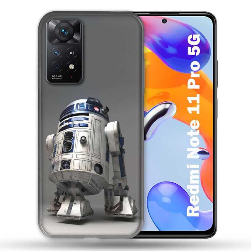 Coque Pour Xiaomi Redmi Note 11 Pro / 11 Pro 5G Star Wars - R2D2