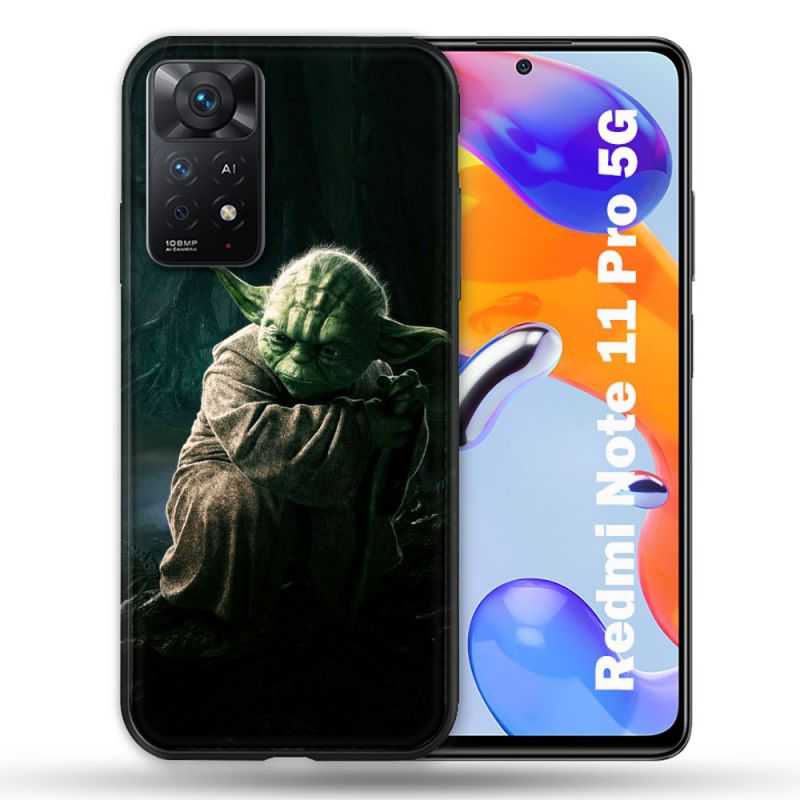 Coque Pour Xiaomi Redmi Note 11 Pro / 11 Pro 5G Star Wars - Yoda sombre