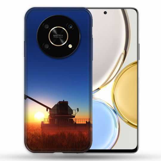 Coque Pour Honor Magic 4 Lite Agriculture Moissonneuse Soleil