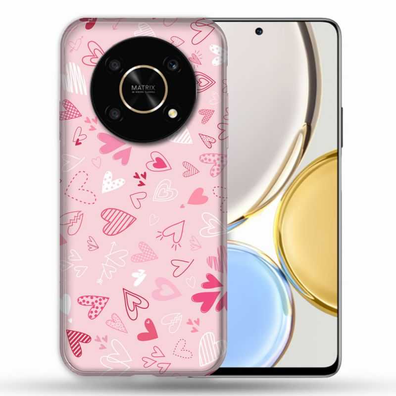 Coque Pour Honor Magic 4 Lite Amour Ptis Coeurs