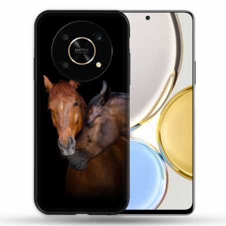 Coque Pour Honor Magic 4 Lite Animal Cheval Marron