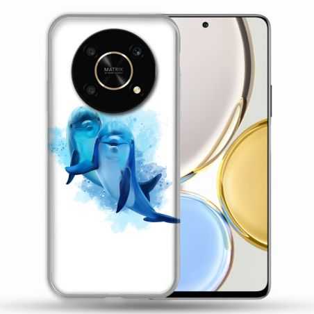 Coque Pour Honor Magic 4 Lite Animal Dauphin Duo