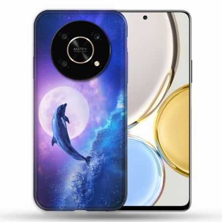 Coque Pour Honor Magic 4 Lite Animal Dauphin Vague
