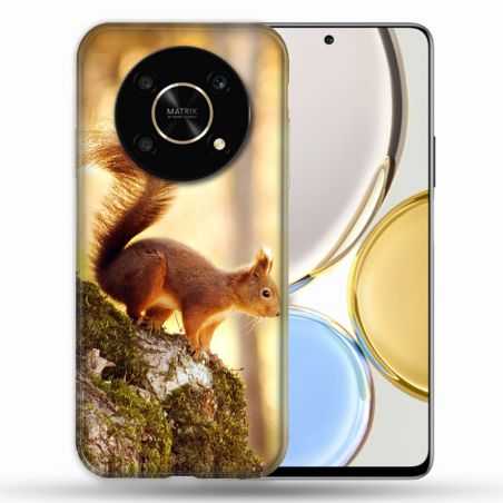 Coque Pour Honor Magic 4 Lite Animal Ecureuil Bois