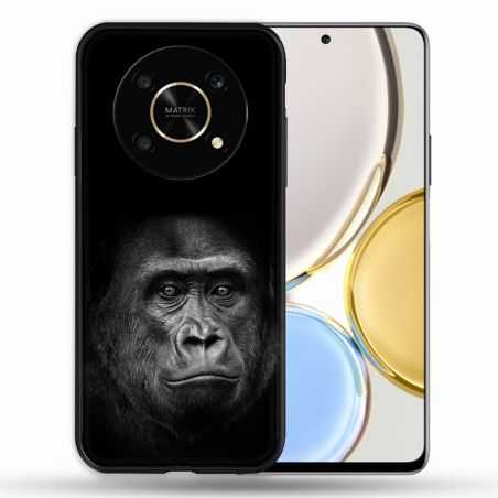 Coque Pour Honor Magic 4 Lite Animal Gorille Noir
