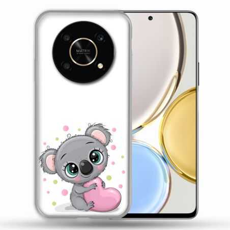 Coque Pour Honor Magic 4 Lite Animal Koala Coeur
