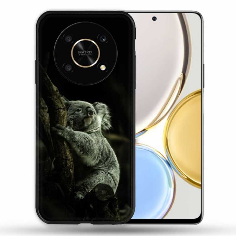 Coque Pour Honor Magic 4 Lite Animal Koala Noir