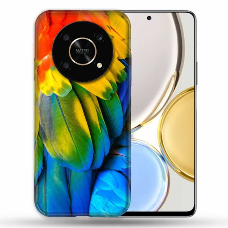 Coque Pour Honor Magic 4 Lite Animal Perroquet Plume
