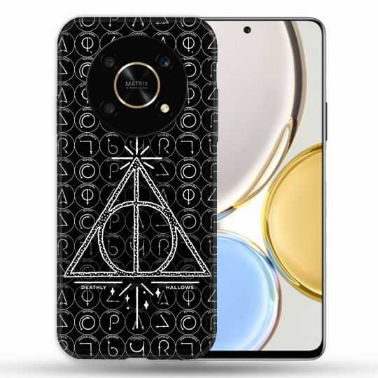 Coque Pour Honor Magic 4 Lite Harry Potter Hollows Triangle Noir