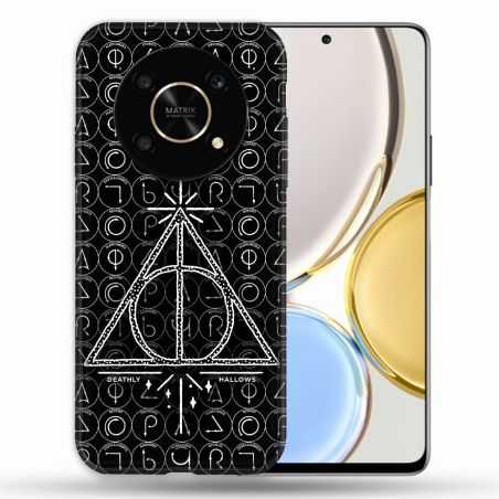 Coque Pour Honor Magic 4 Lite Harry Potter Hollows Triangle Noir