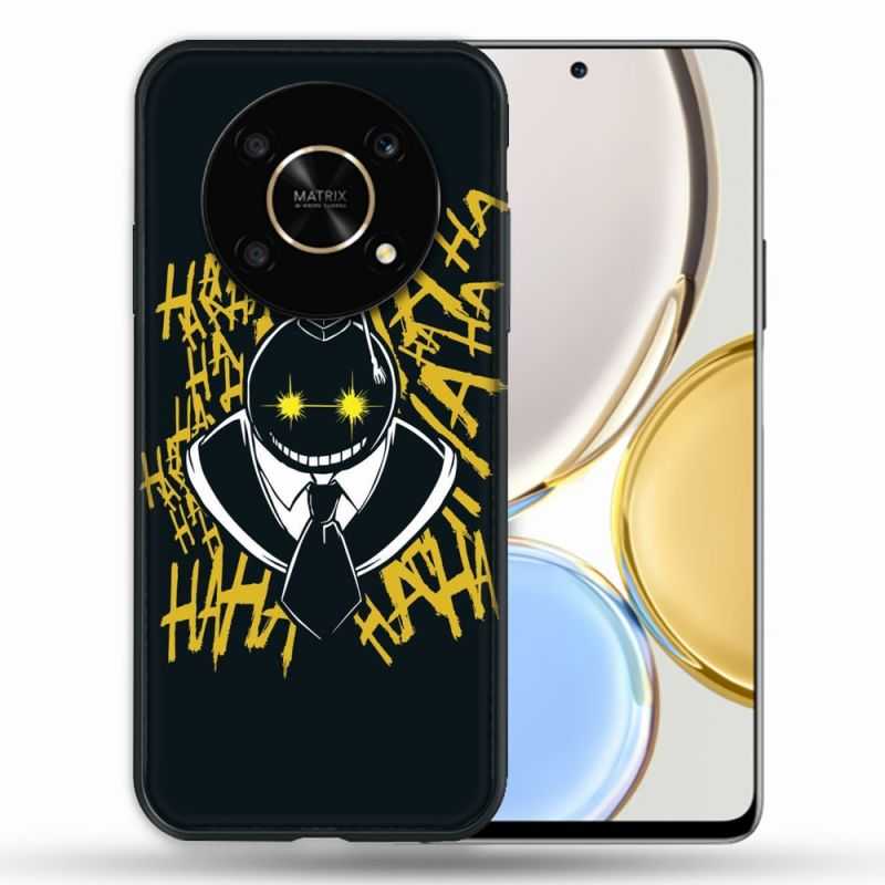 Coque Pour Honor Magic 4 Lite Manga Assassination Classroom Kuro Noir