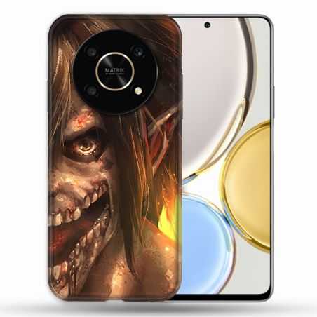 Coque Pour Honor Magic 4 Lite Manga Attaque Titans Eren Titan