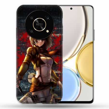 Coque Pour Honor Magic 4 Lite Manga Attaque Titans Mikasa