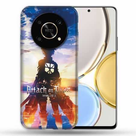 Coque Pour Honor Magic 4 Lite Manga Attaque Titans Soleil