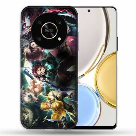 Coque Pour Honor Magic 4 Lite Manga Demon Slayer Groupe